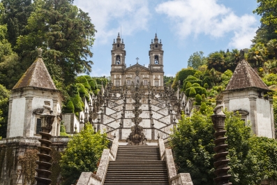 Bom Jesus Church in Braga, Portugal